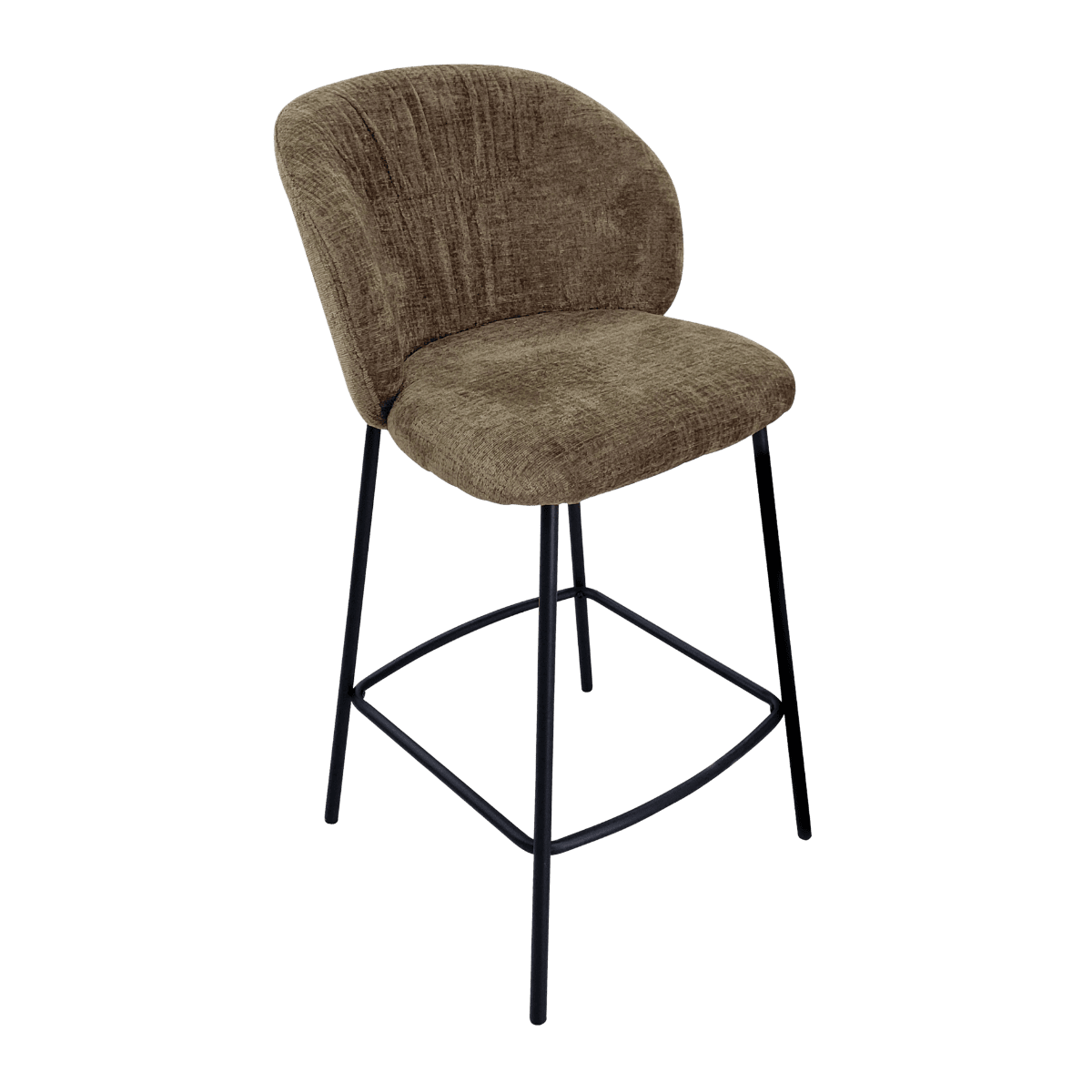 Chaise de bar en tissu