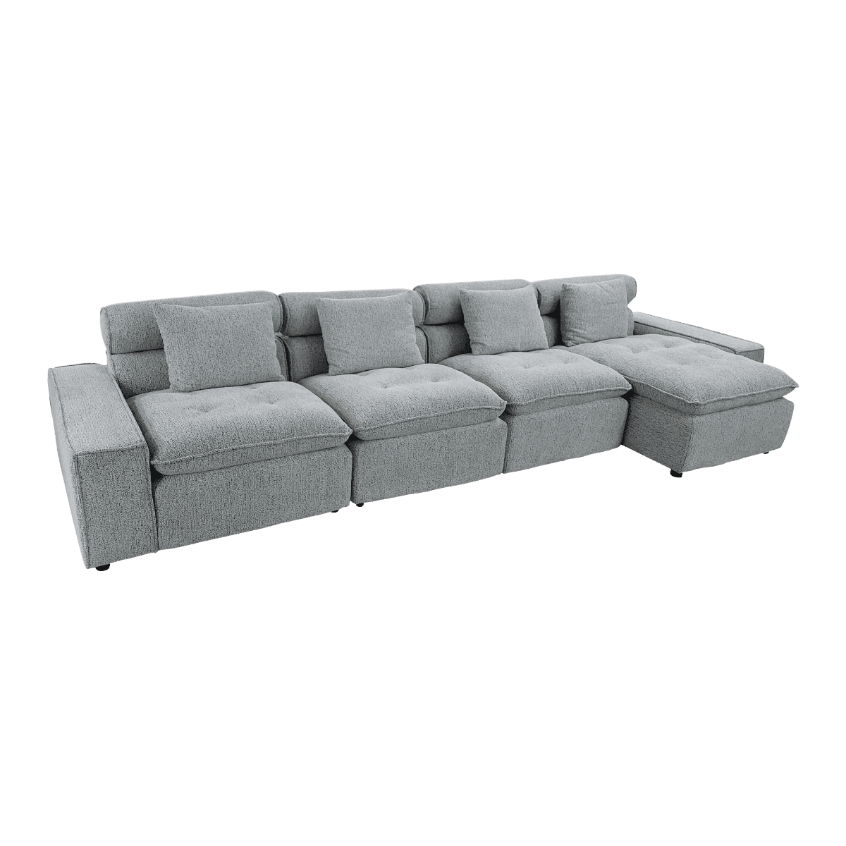 Salon d'angle en tissu