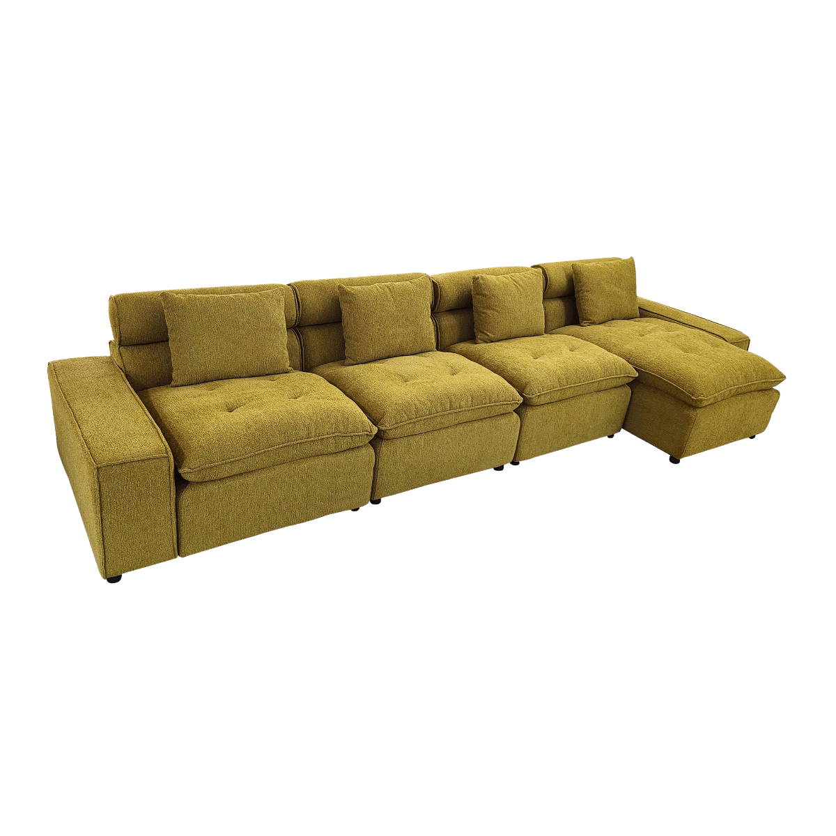 Salon d'angle en tissu
