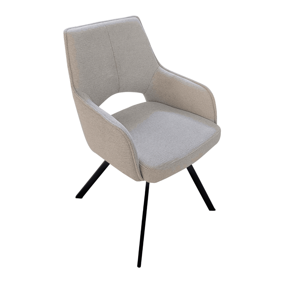 Chaise pour table à manger en tissu