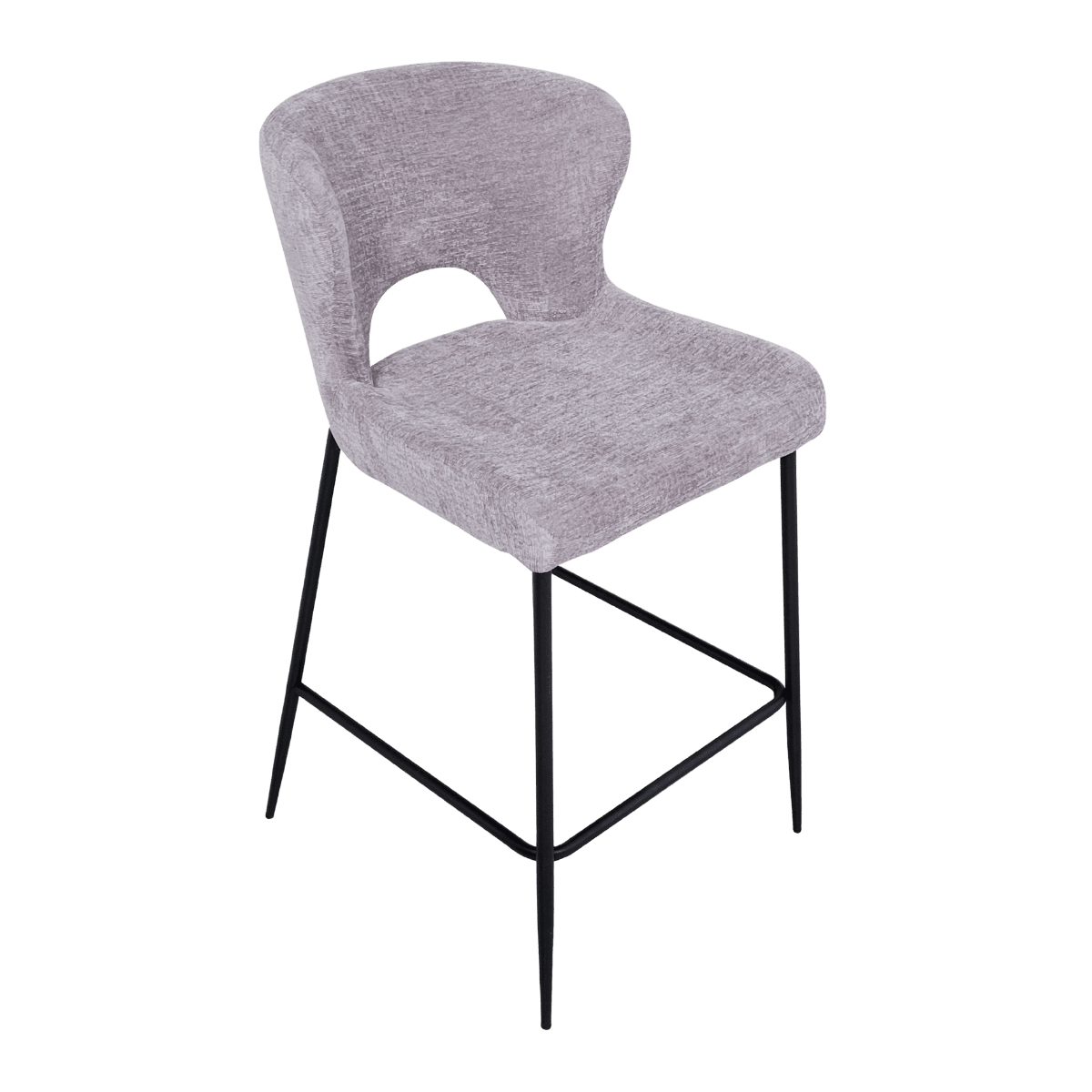 Chaise de bar en tissu