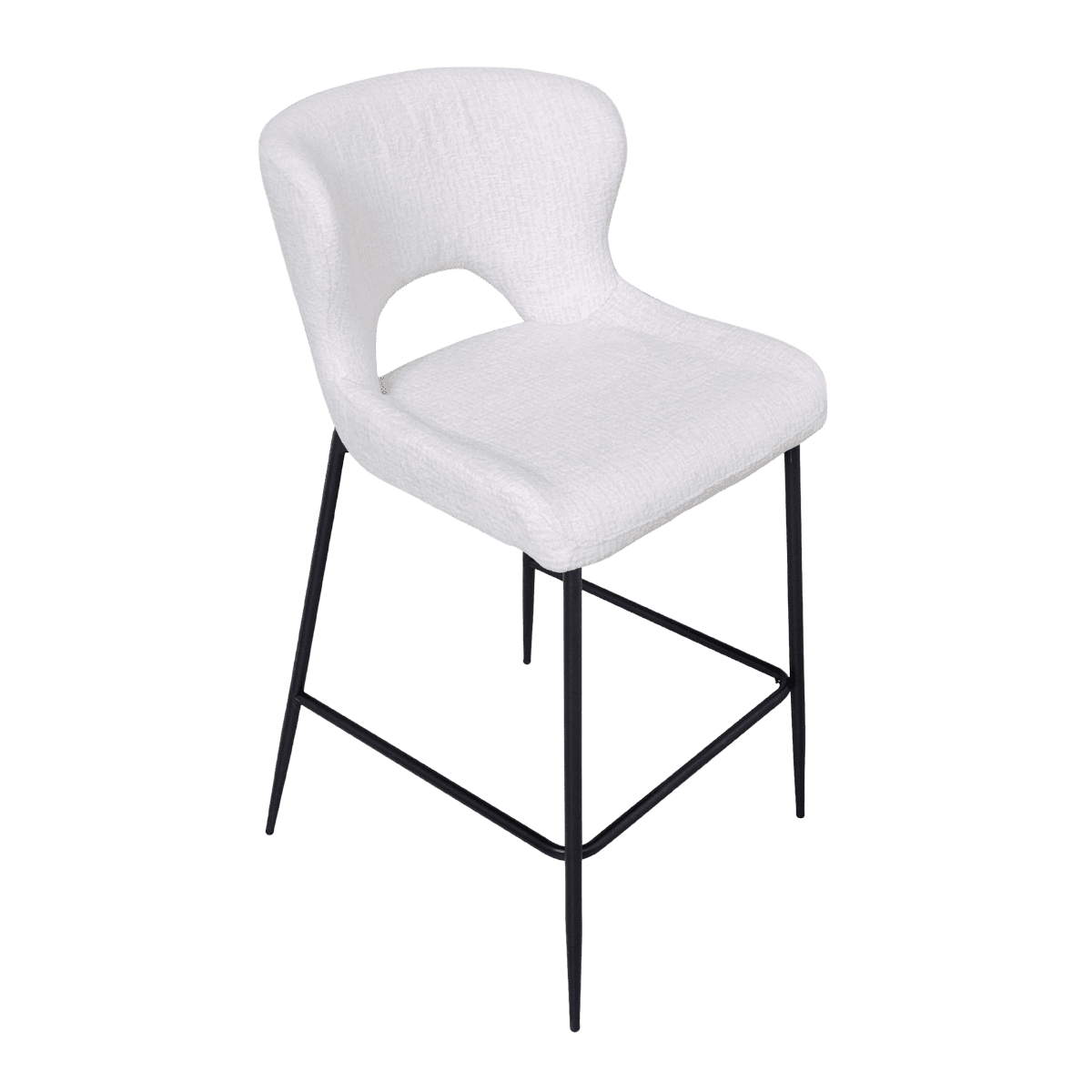 Chaise de bar en tissu