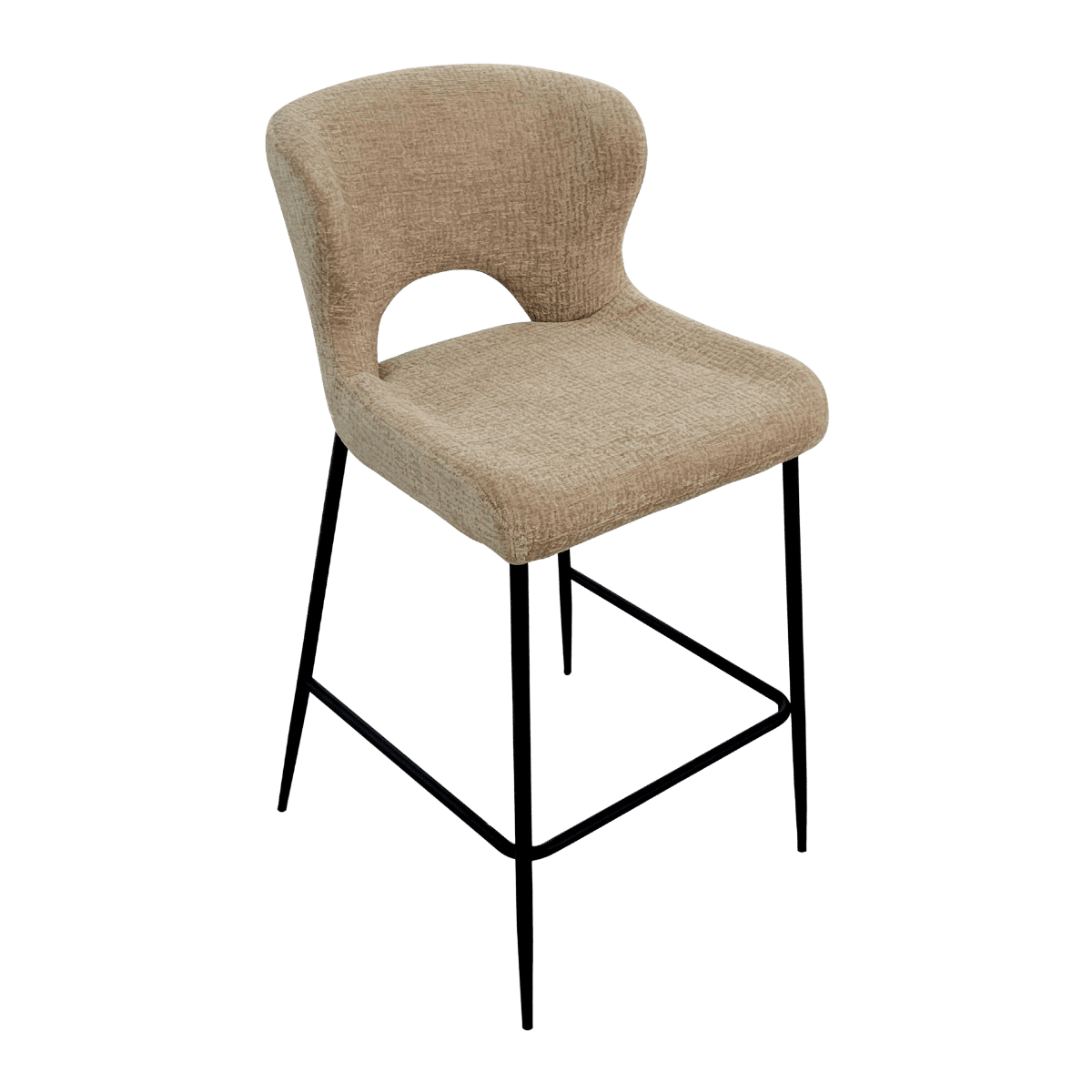 Chaise de bar en tissu