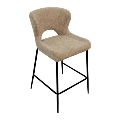 Chaise de bar en tissu