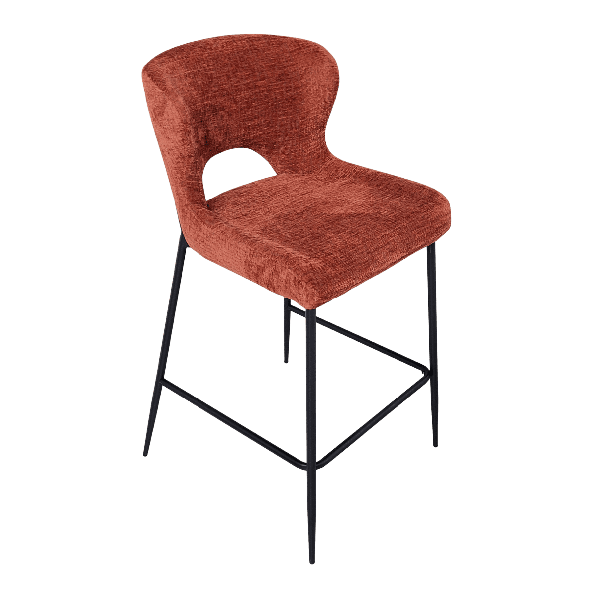 Chaise de bar en tissu