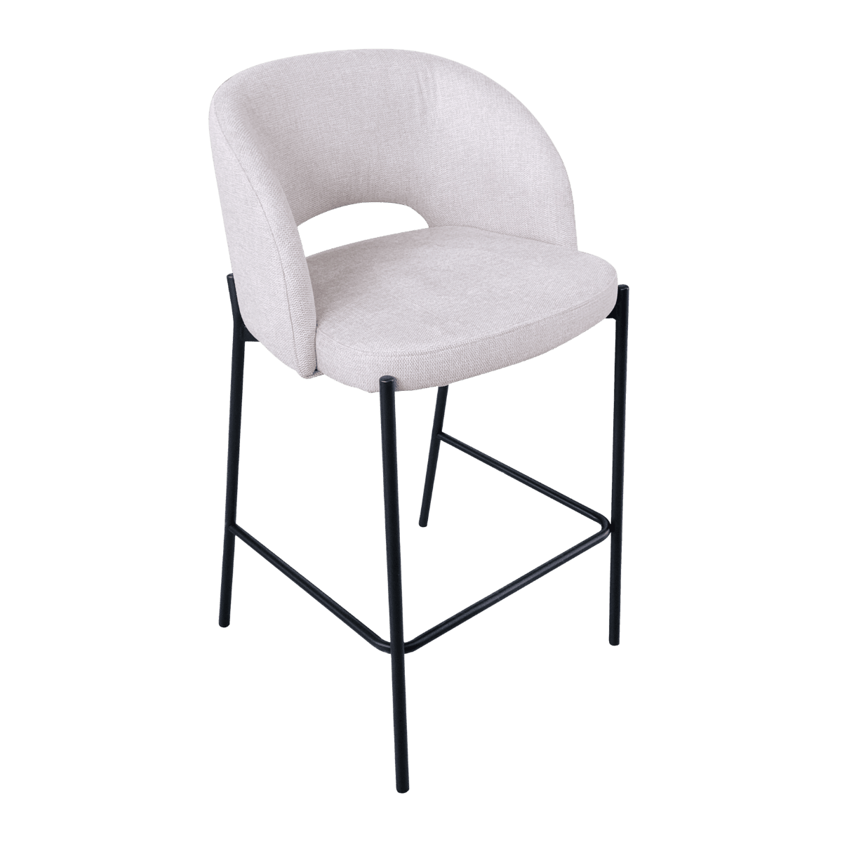 Chaise de bar en tissu