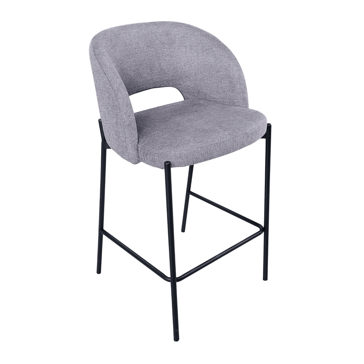 Chaise de bar en tissu