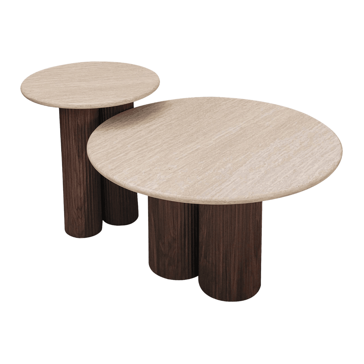 SET DE 2 TABLES BASSES