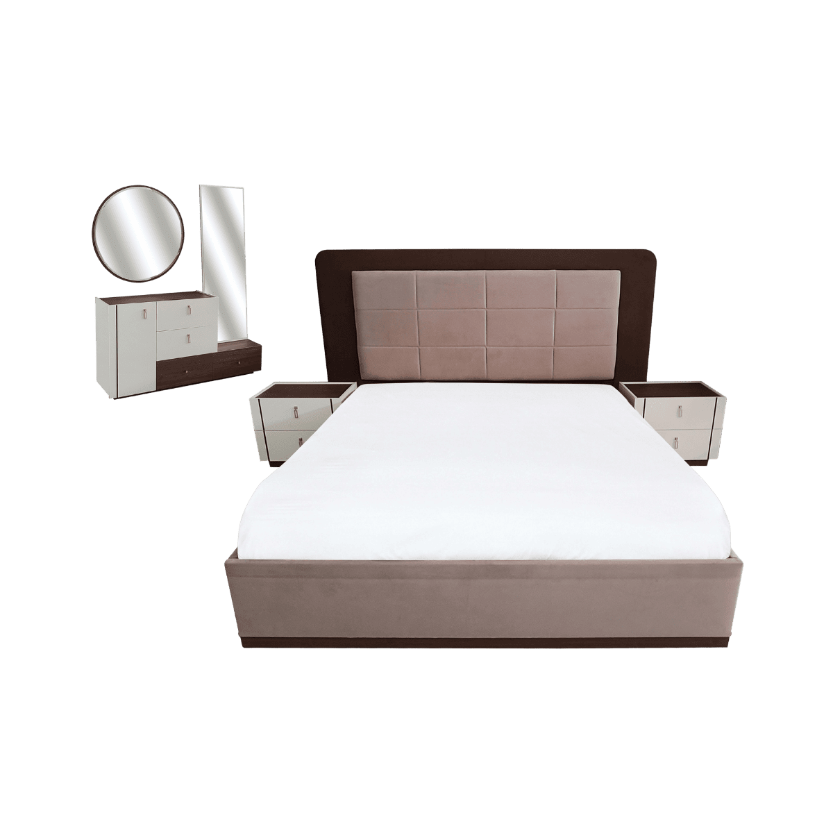 Chambre à coucher sans armoire MALTA