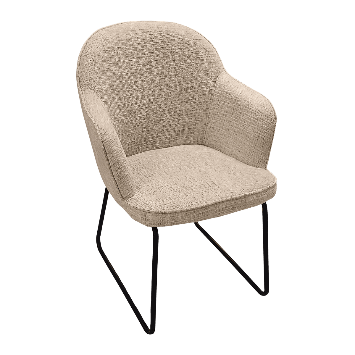 Chaise pour table à manger en tissu