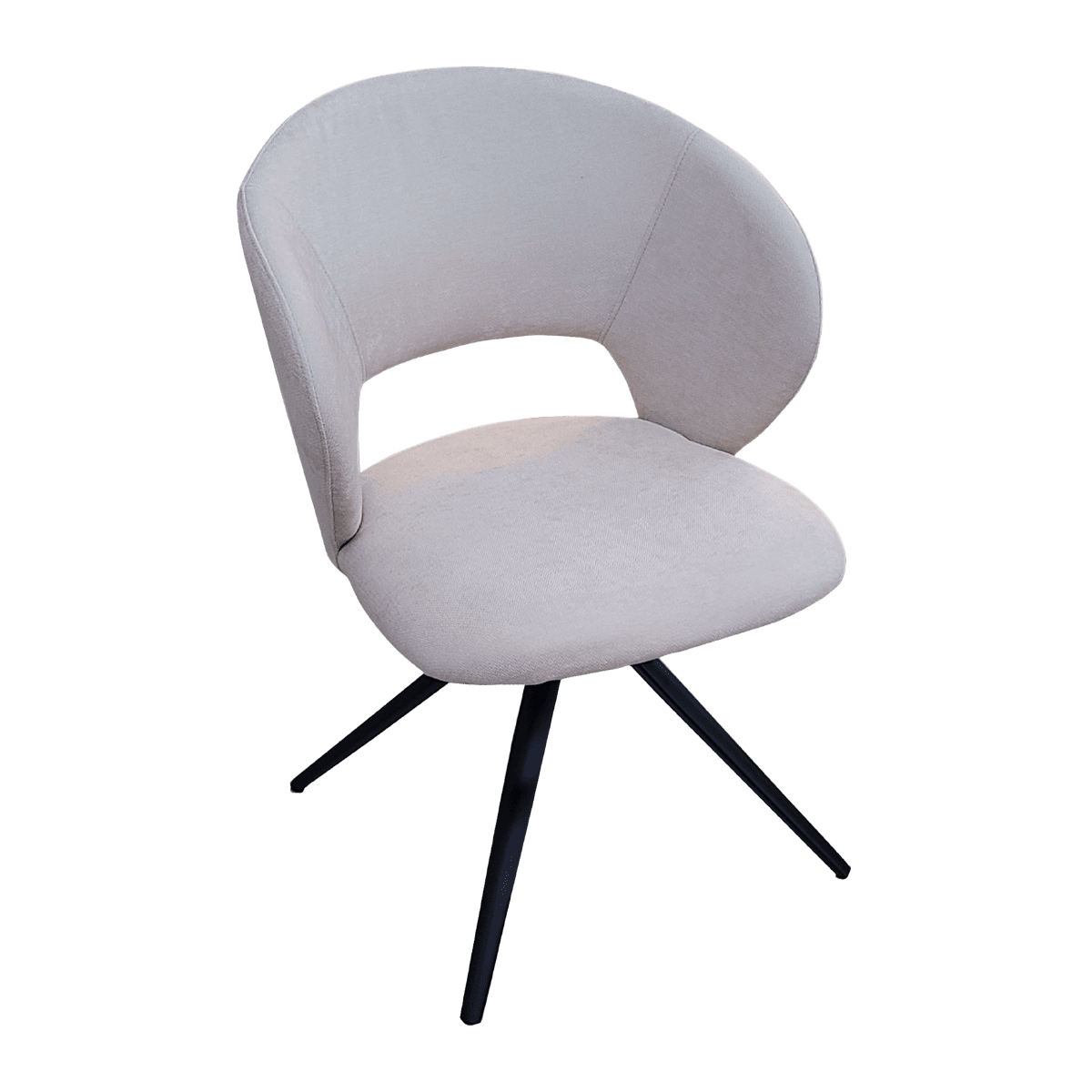 Chaise pour table à manger en tissu