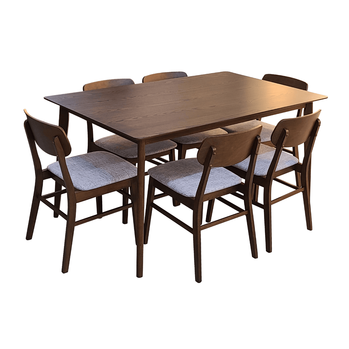 Table à manger en bois + 6 chaises