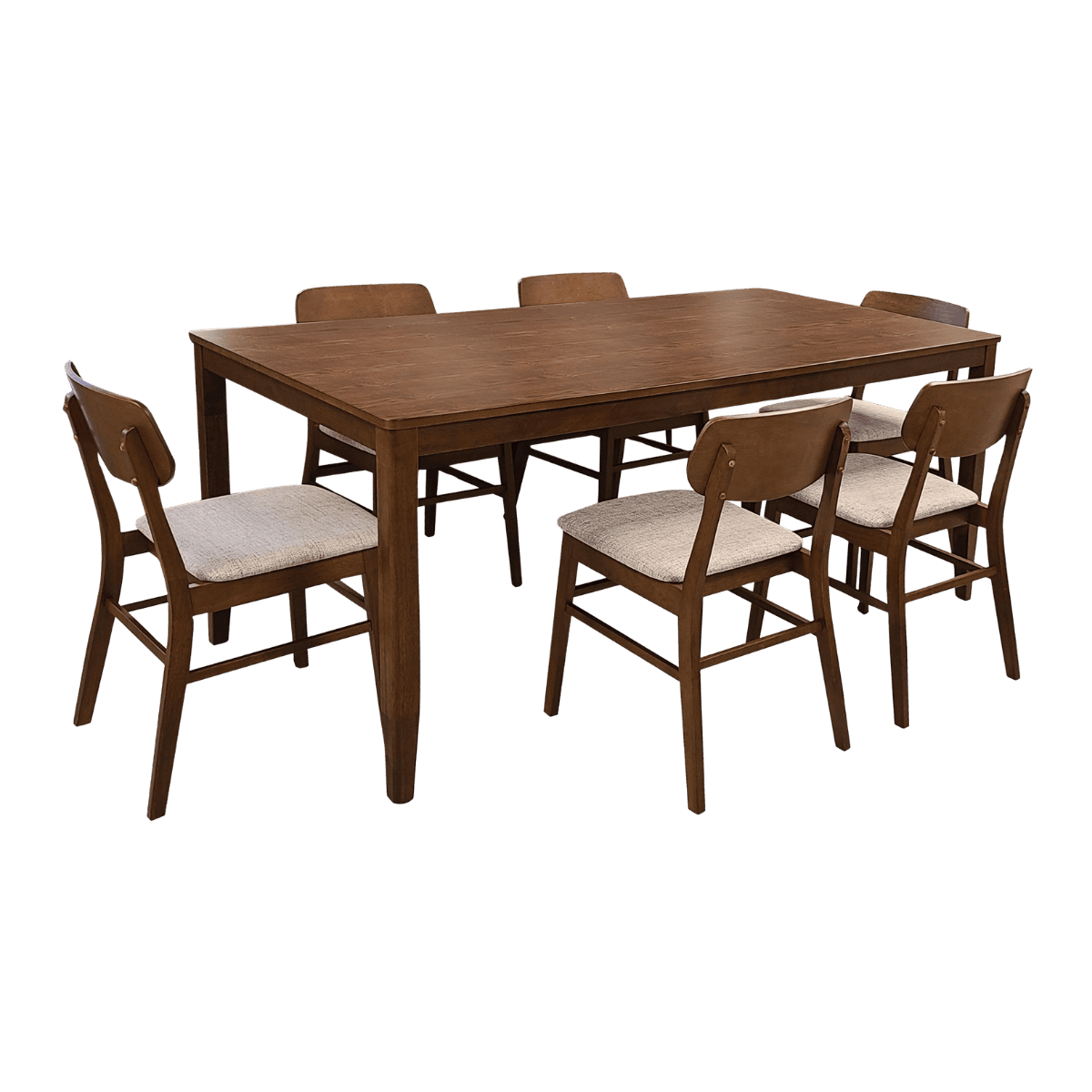Table à manger en bois + 6 chaises