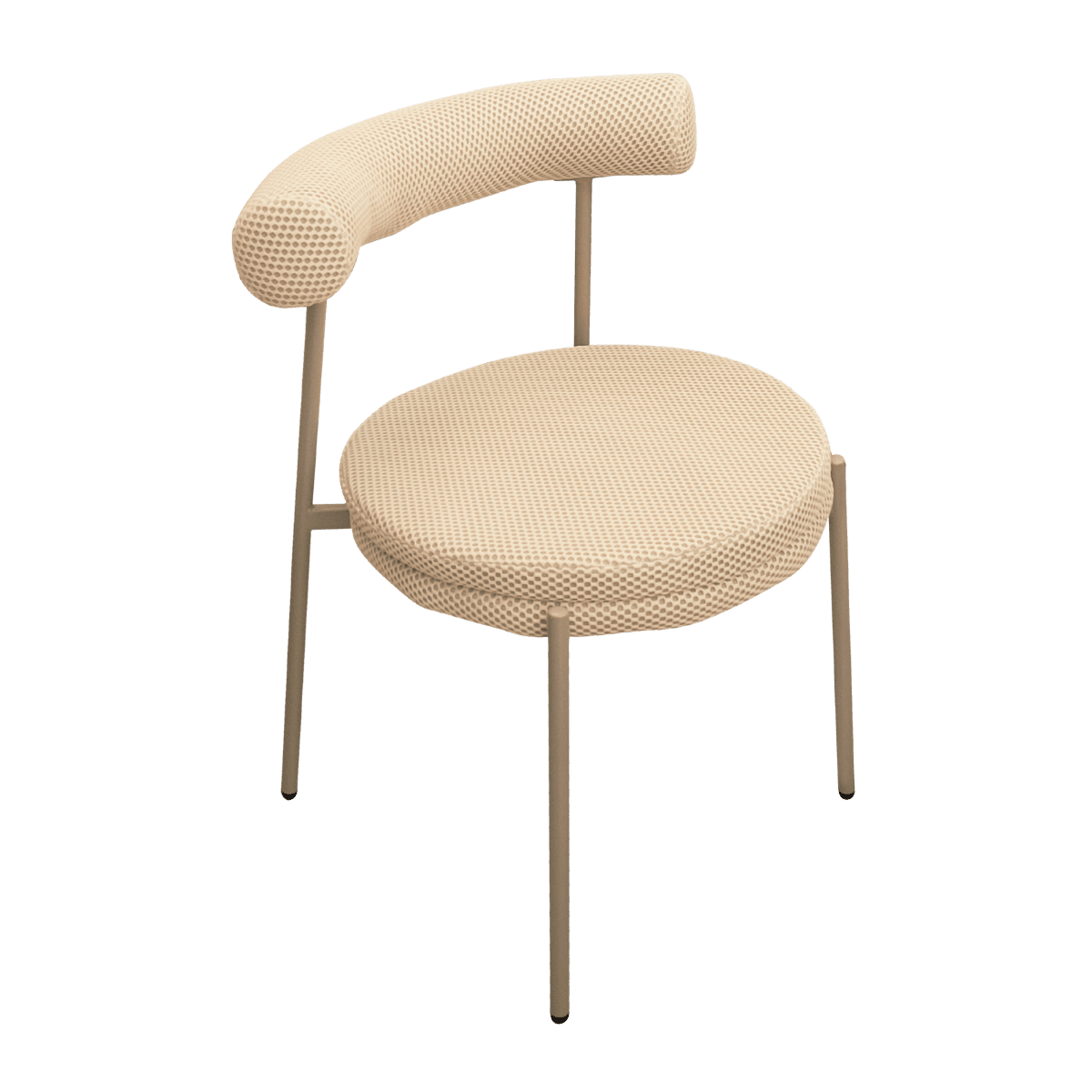 Chaise pour table à manger en tissu