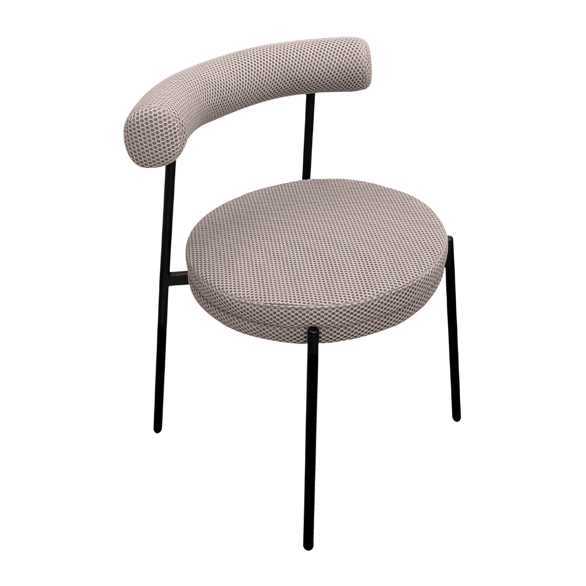 Chaise pour table à manger en tissu