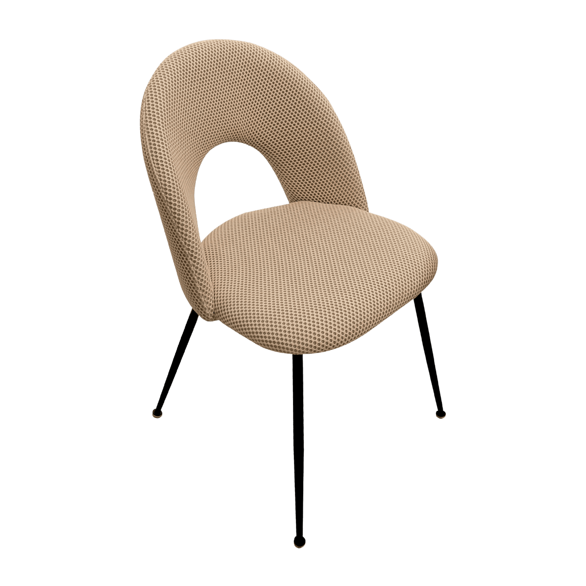 Chaise pour table à manger en tissu