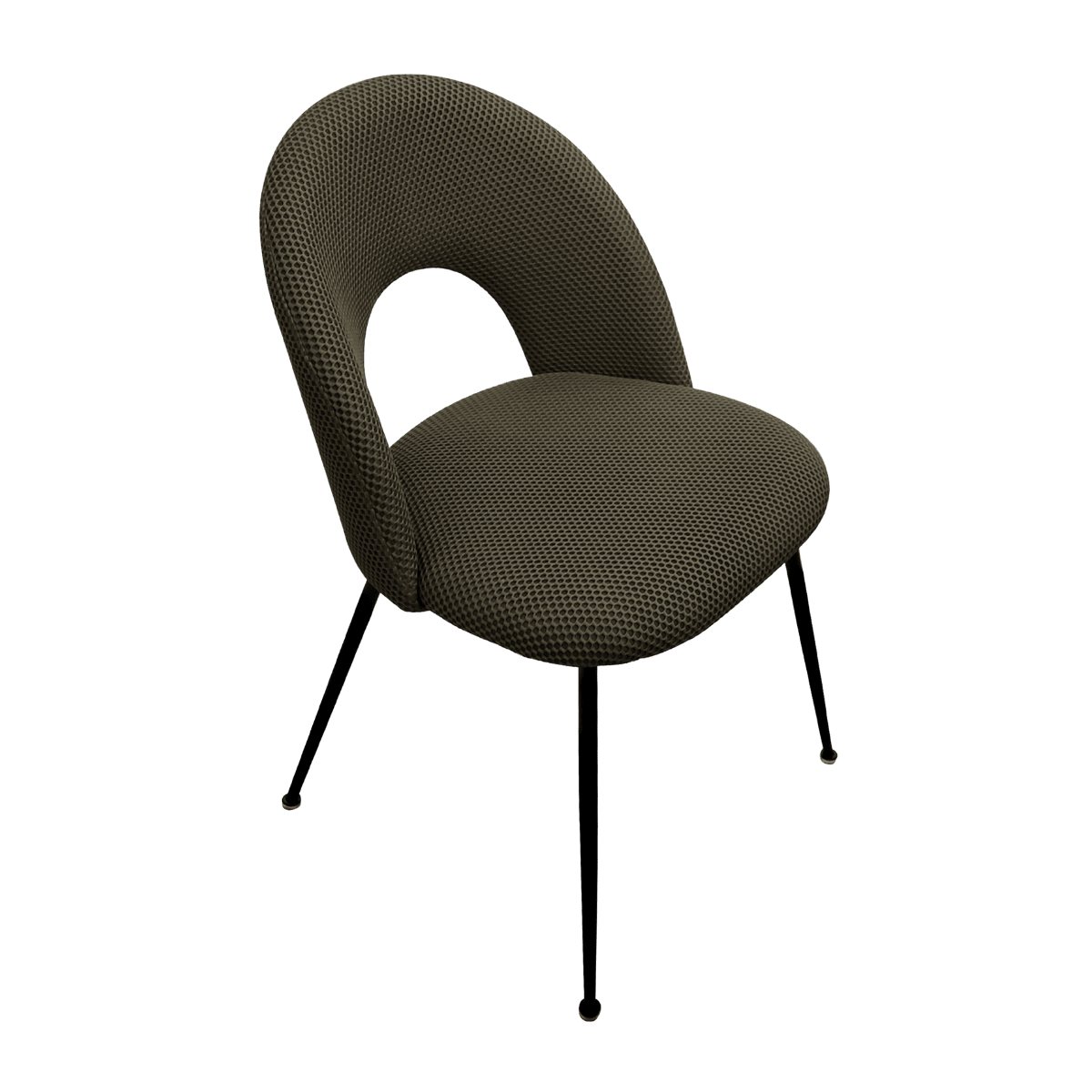 Chaise pour table à manger en tissu