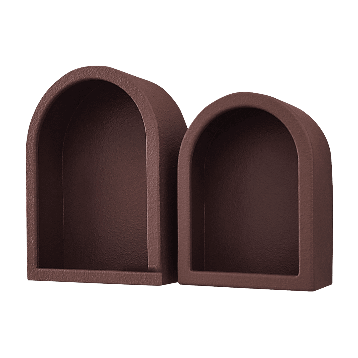 Set de 2 étagères murales Brown