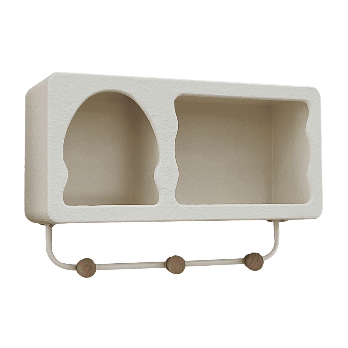 Etagère murale avec accroches