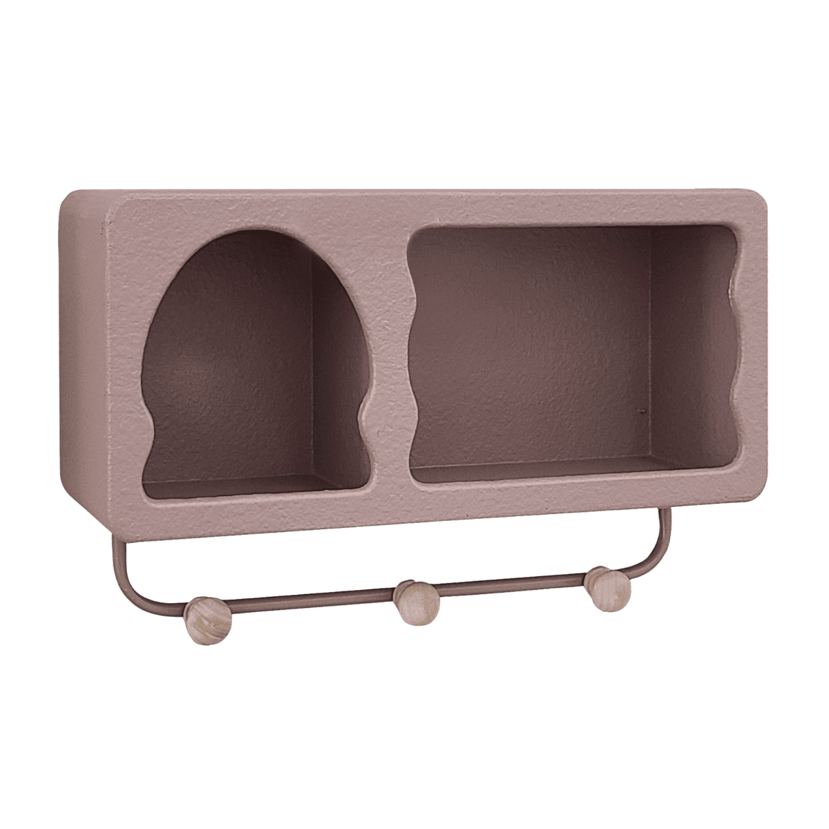 Etagère murale avec accroches