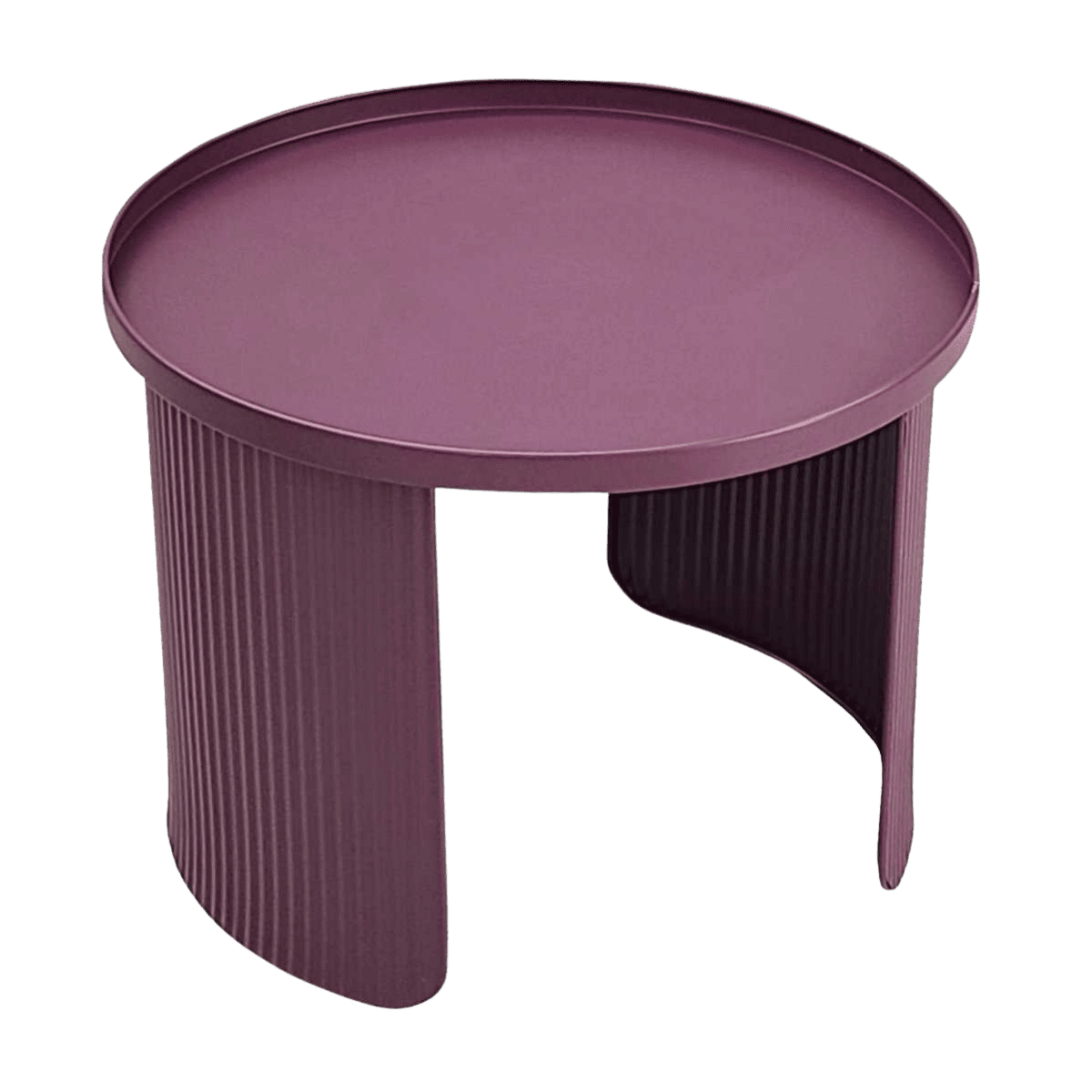 Table de coin en métal PURPLE