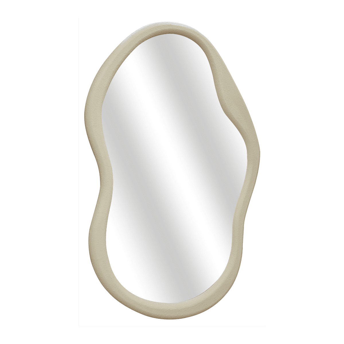 Miroir wavy White