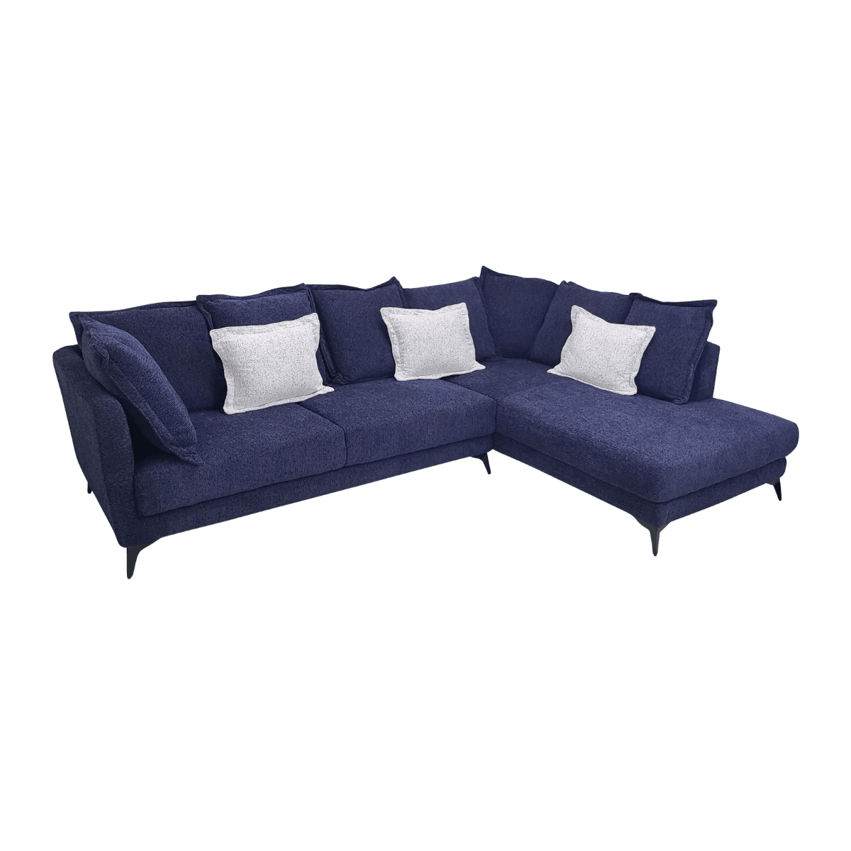 Salon d'angle en tissu