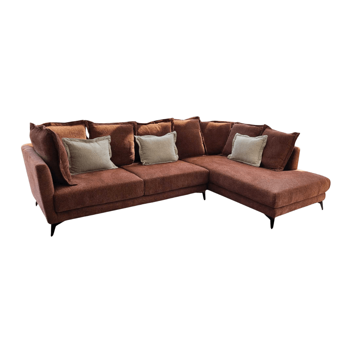 Salon d'angle en tissu