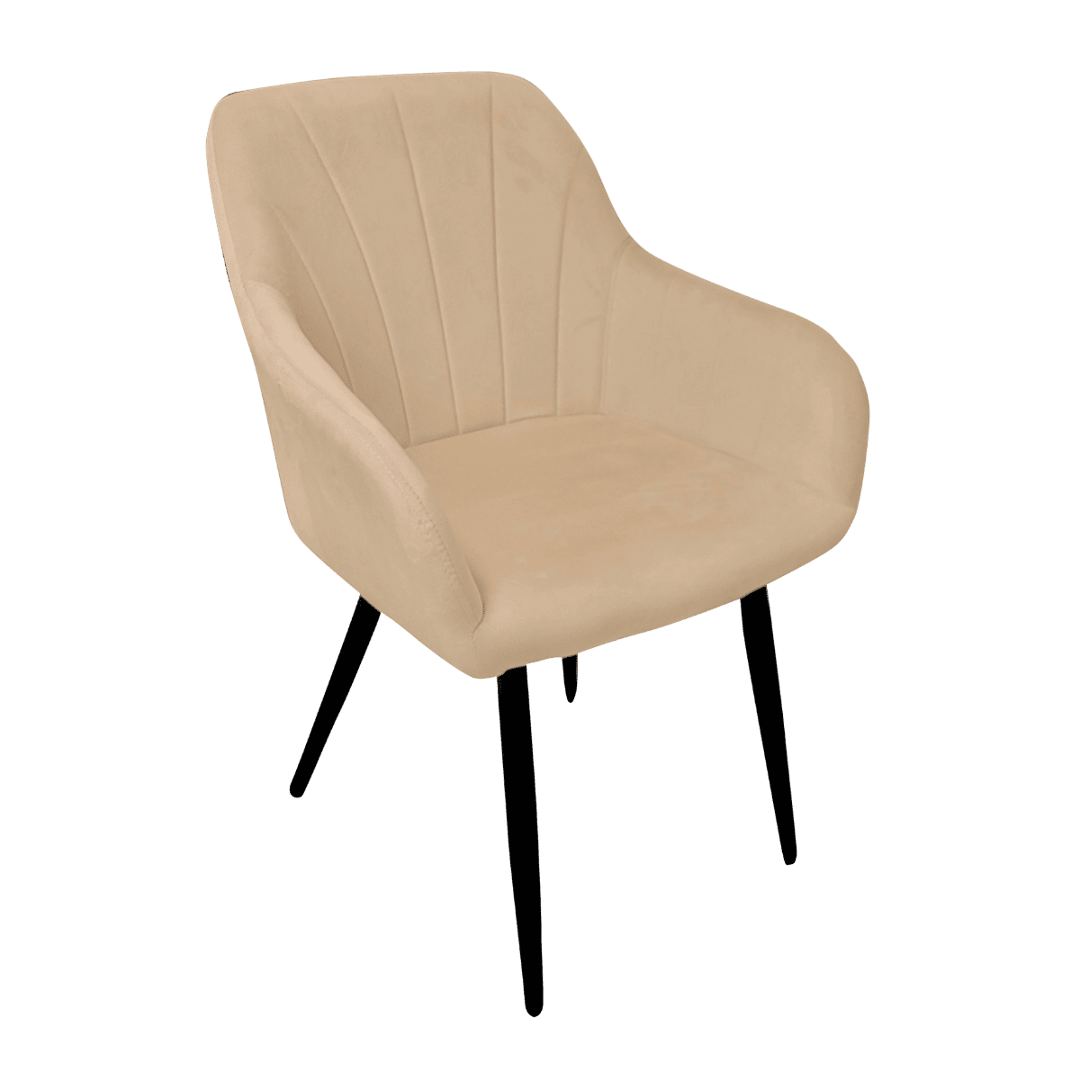 Chaise pour table à manger en velours