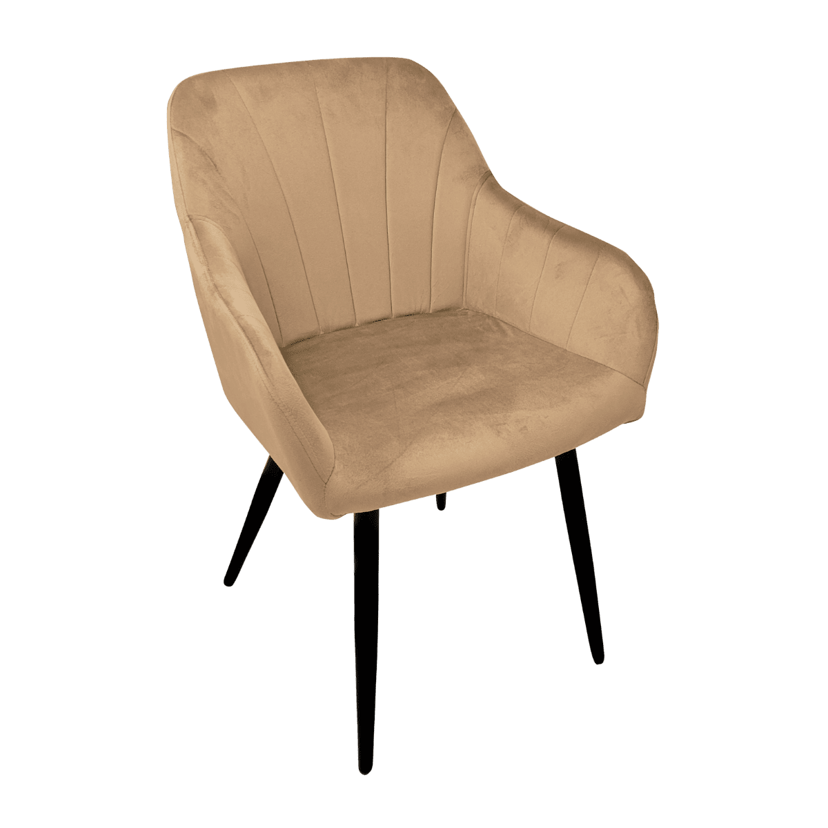 Chaise pour table à manger en velours