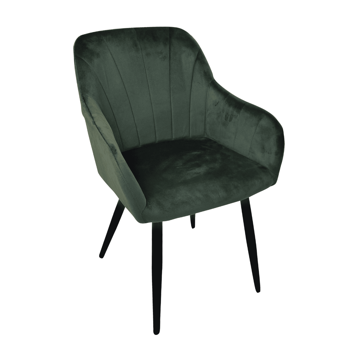 Chaise pour table à manger en velours