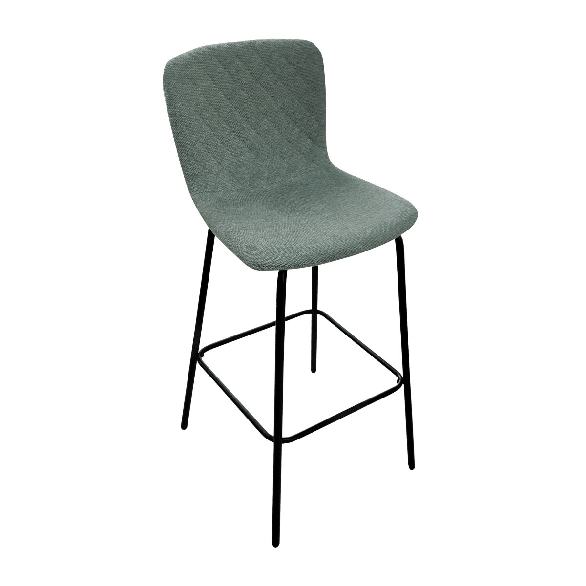 Chaise de bar en tissu