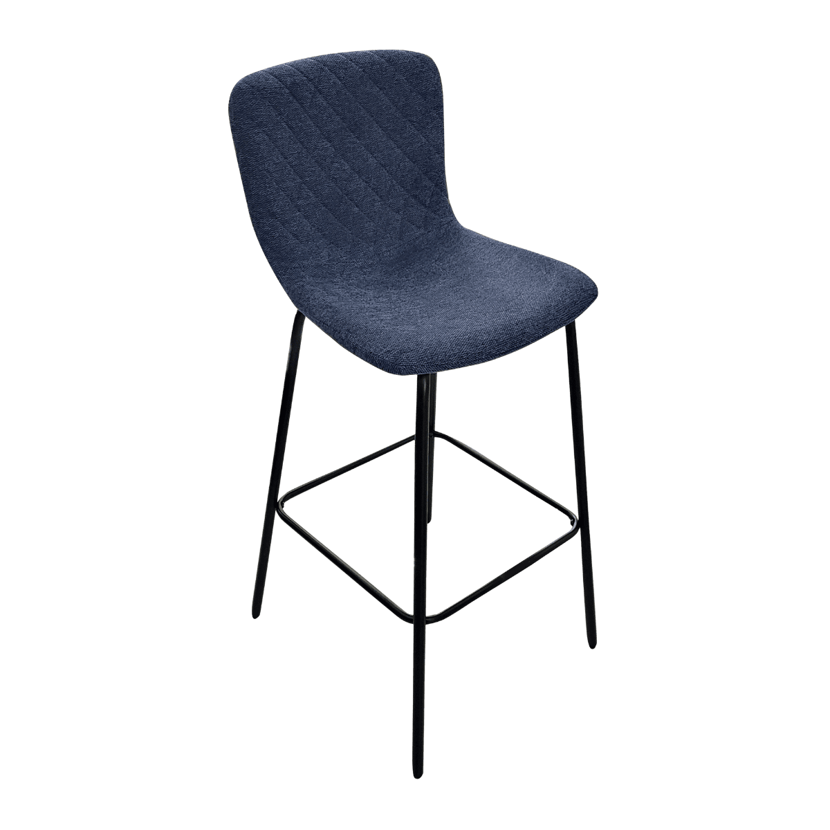 Chaise de bar en tissu