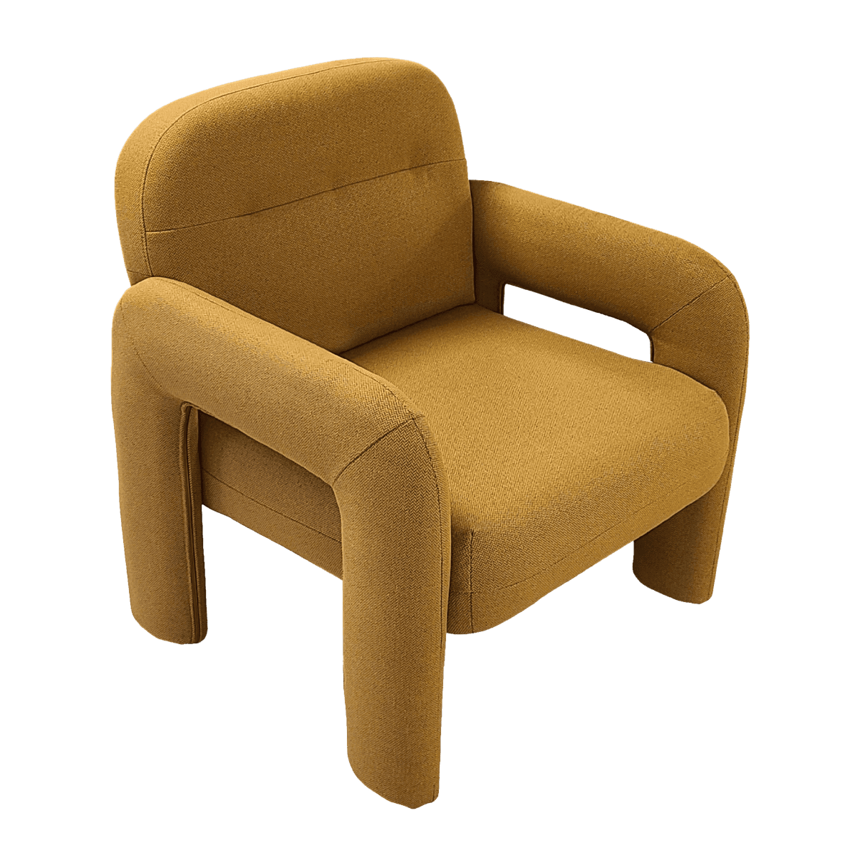 Fauteuil club en tissu