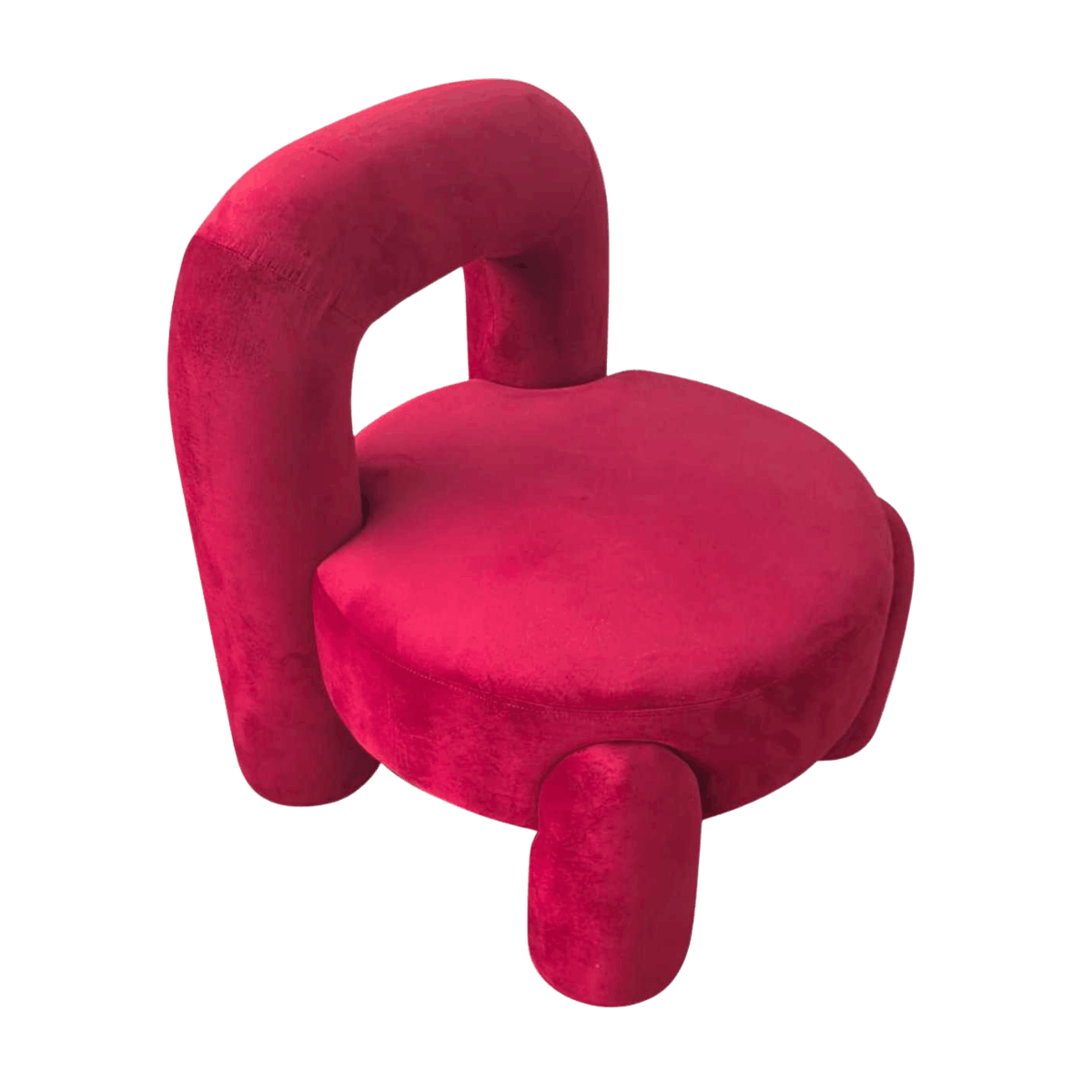 Fauteuil club en velours