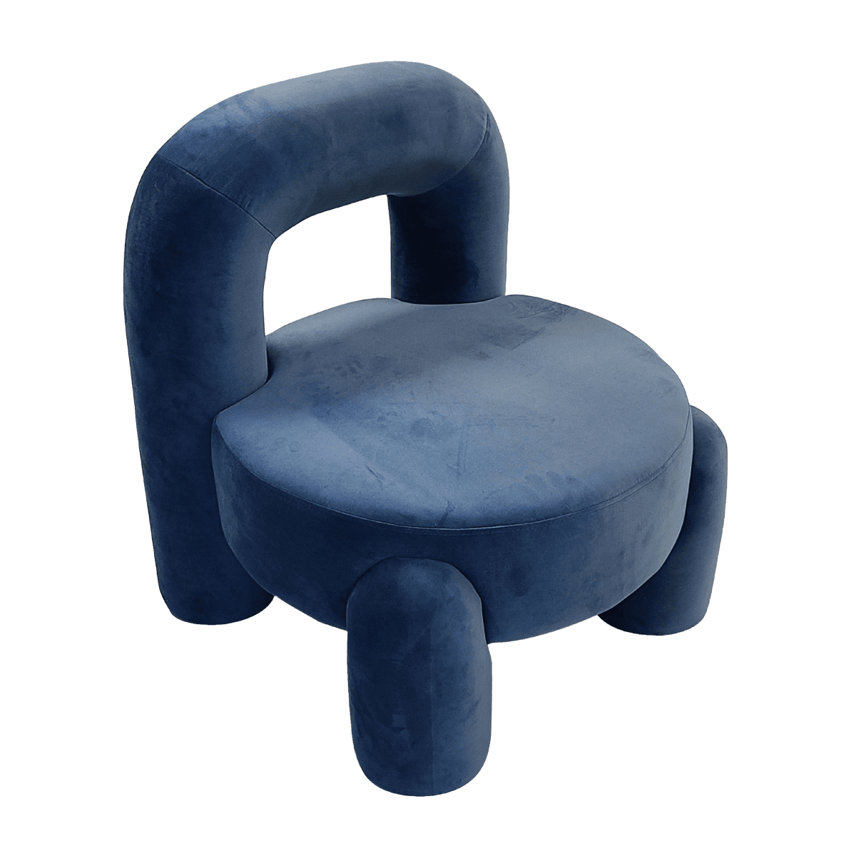 Fauteuil club en velours