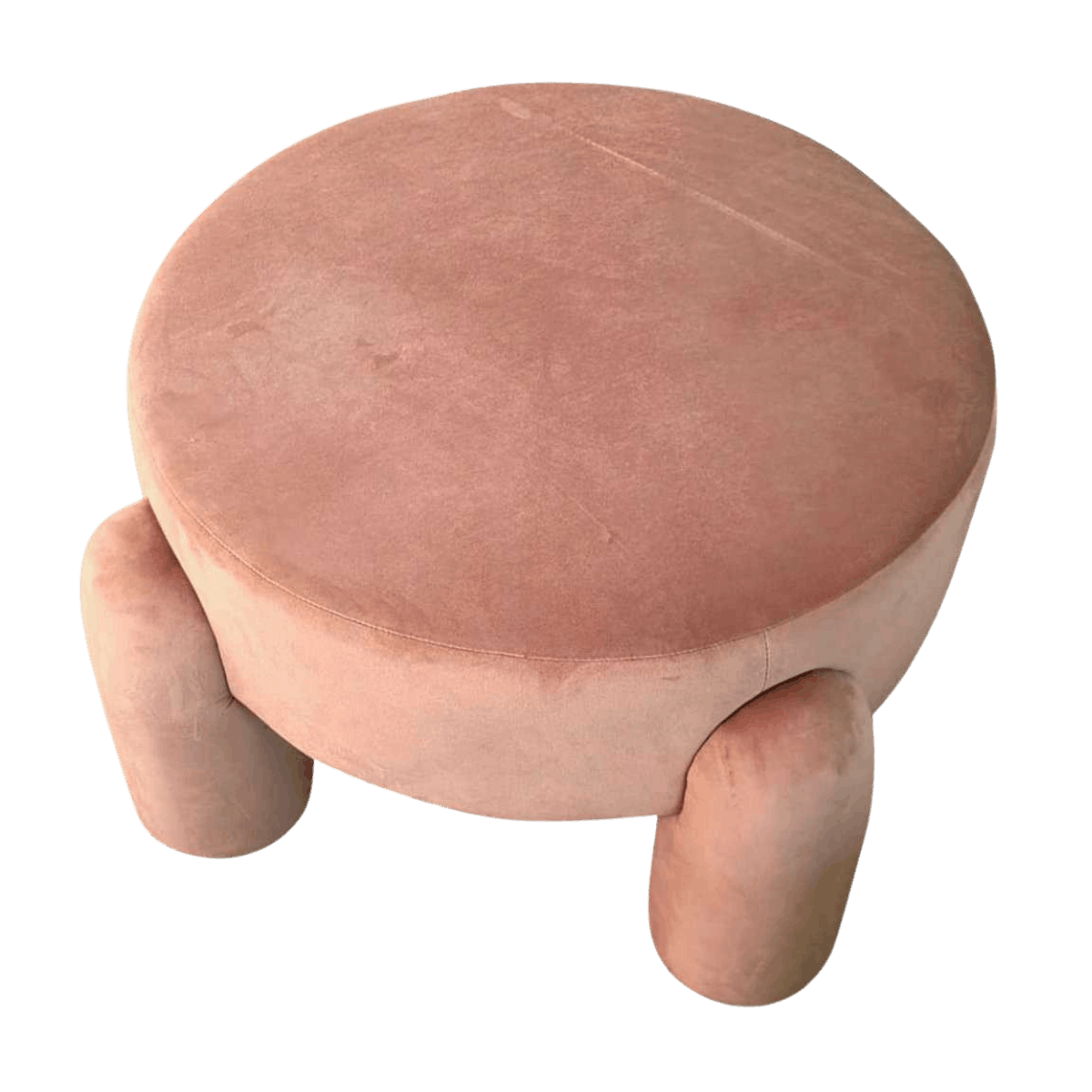 Pouf en velours