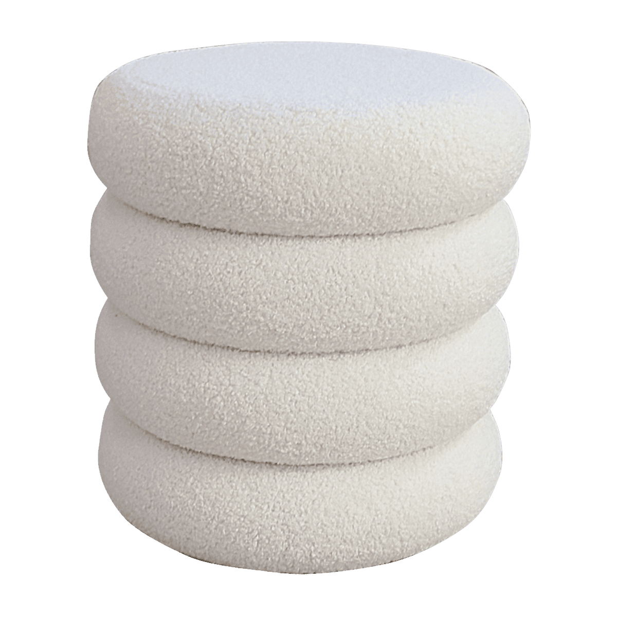 Pouf en tissu