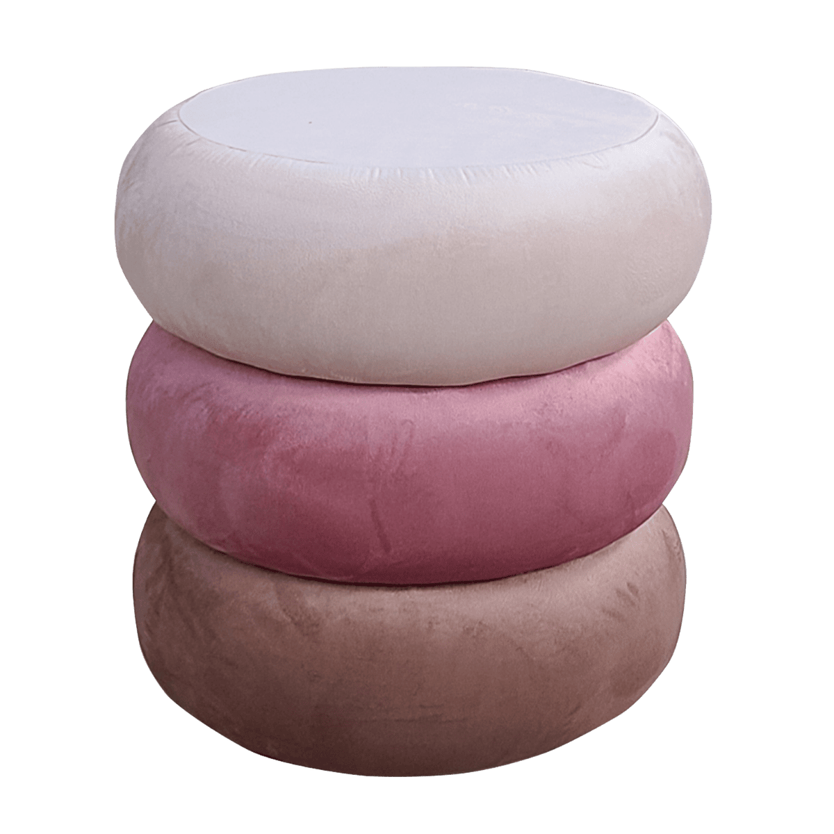 Pouf en velours