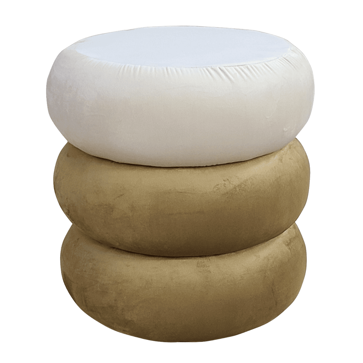 Pouf en velours