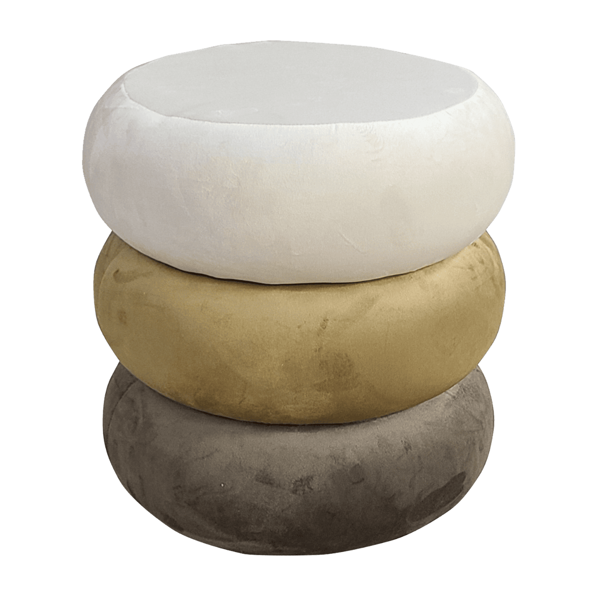 Pouf en velours