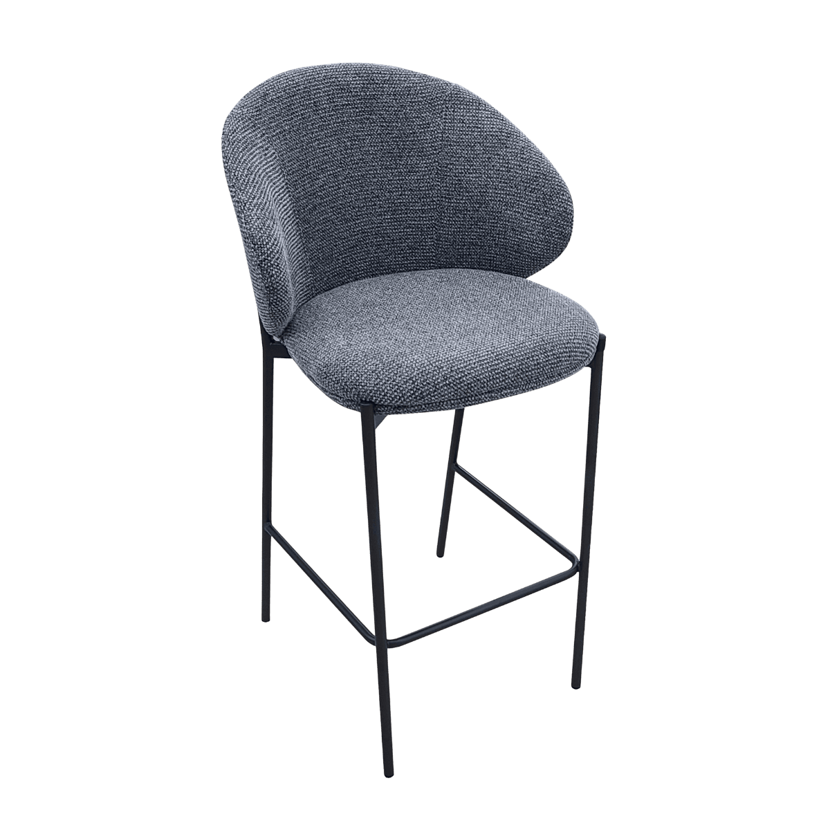 Chaise de bar en tissu