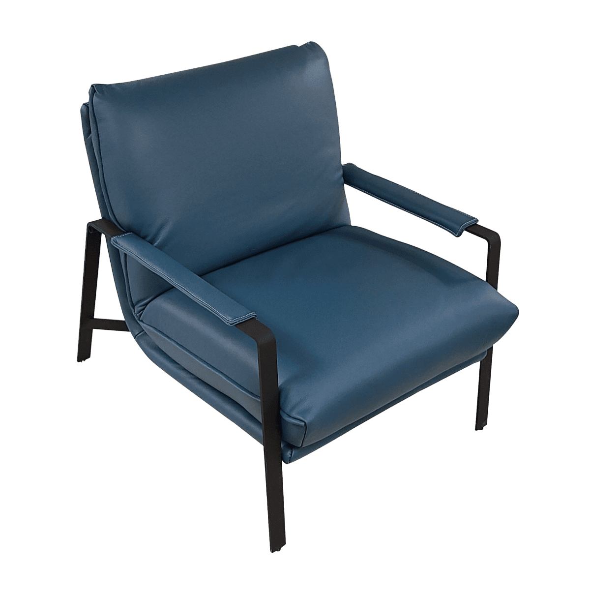 Fauteuil club en cuir