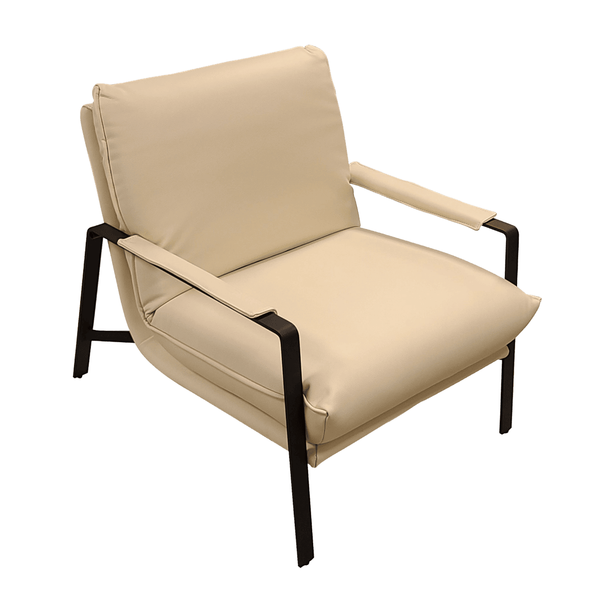 Fauteuil club en cuir