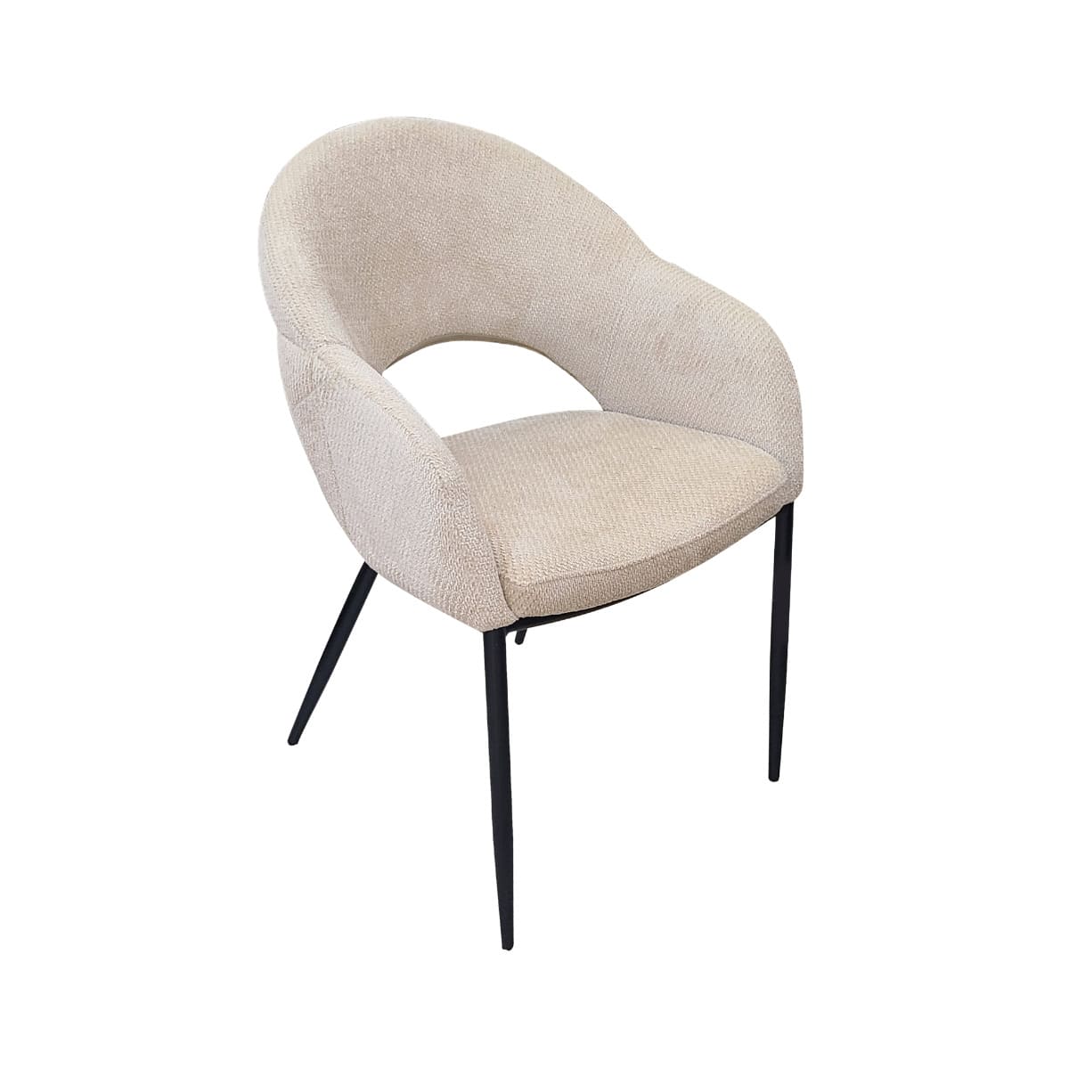 Chaise pour table à manger en tissu