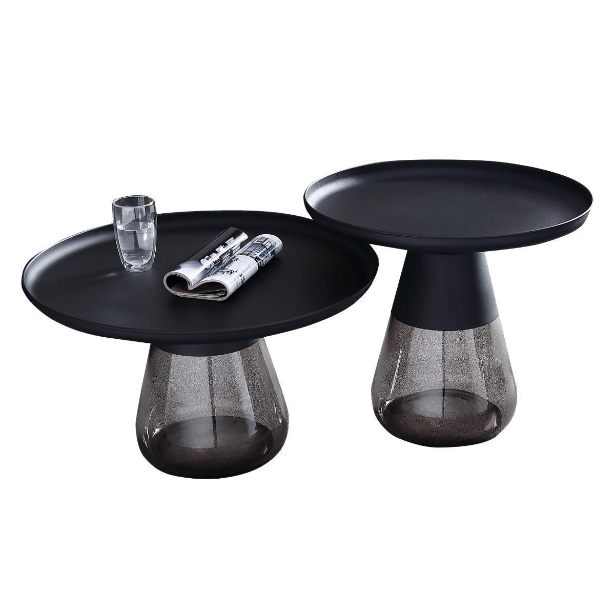 Table basse en verre