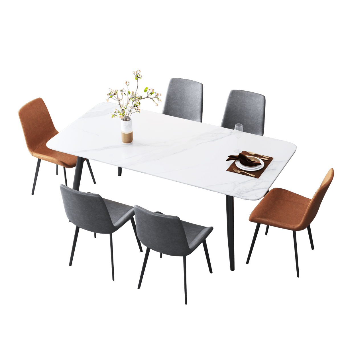 Table à manger en verre