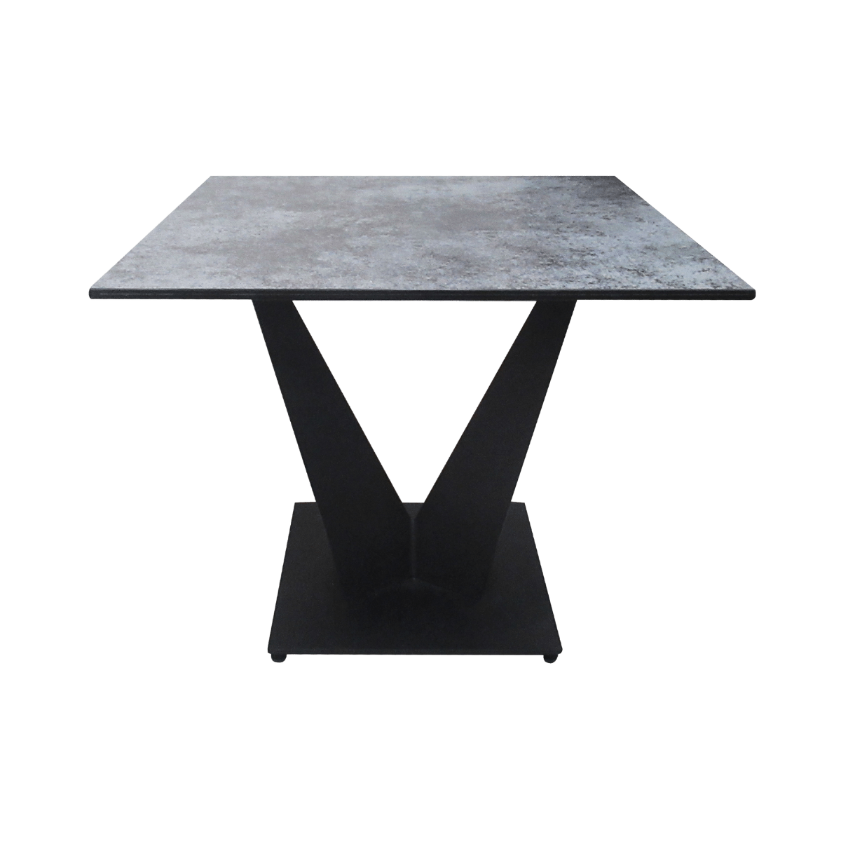 Table de coin en verre