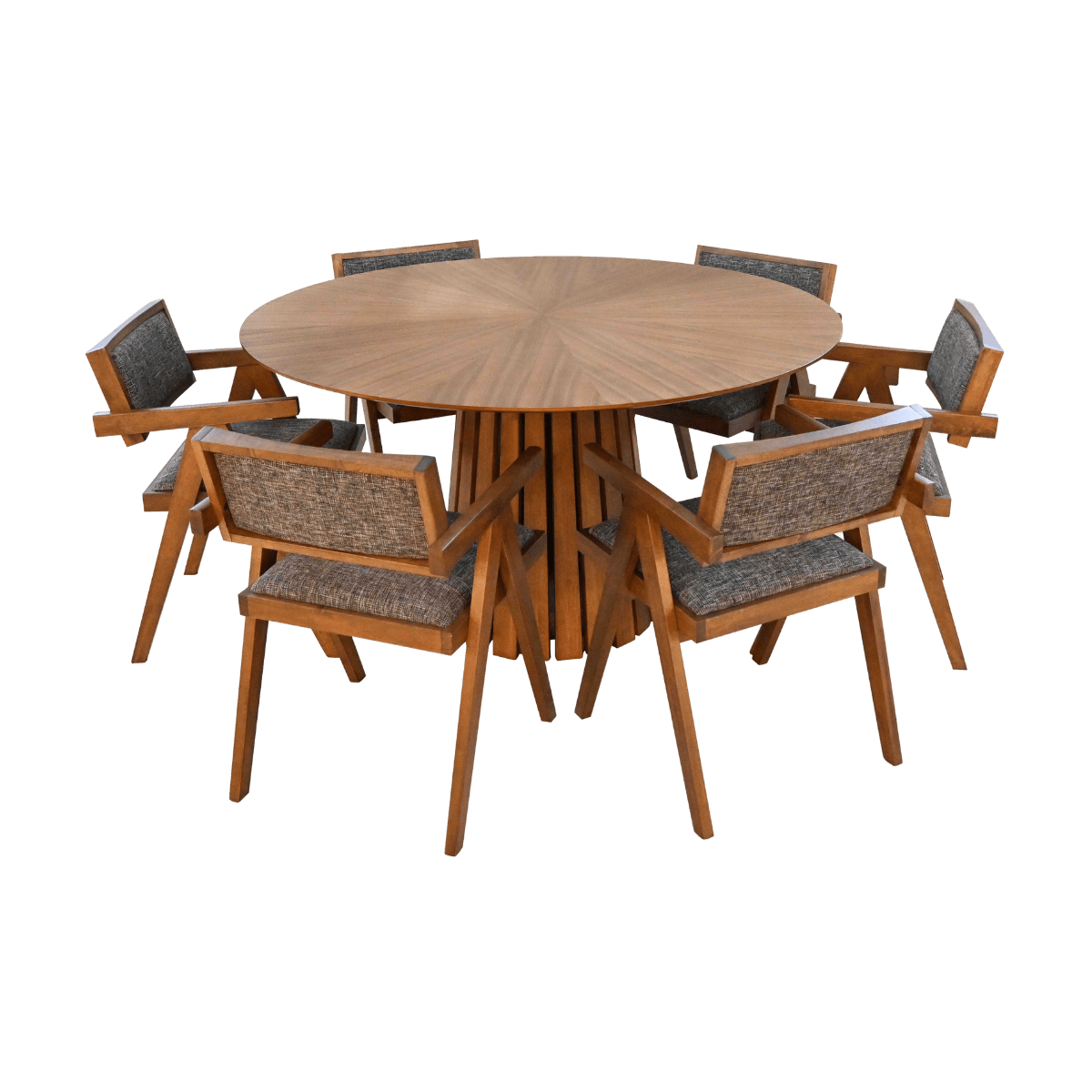 Table à manger en bois + 6 chaises