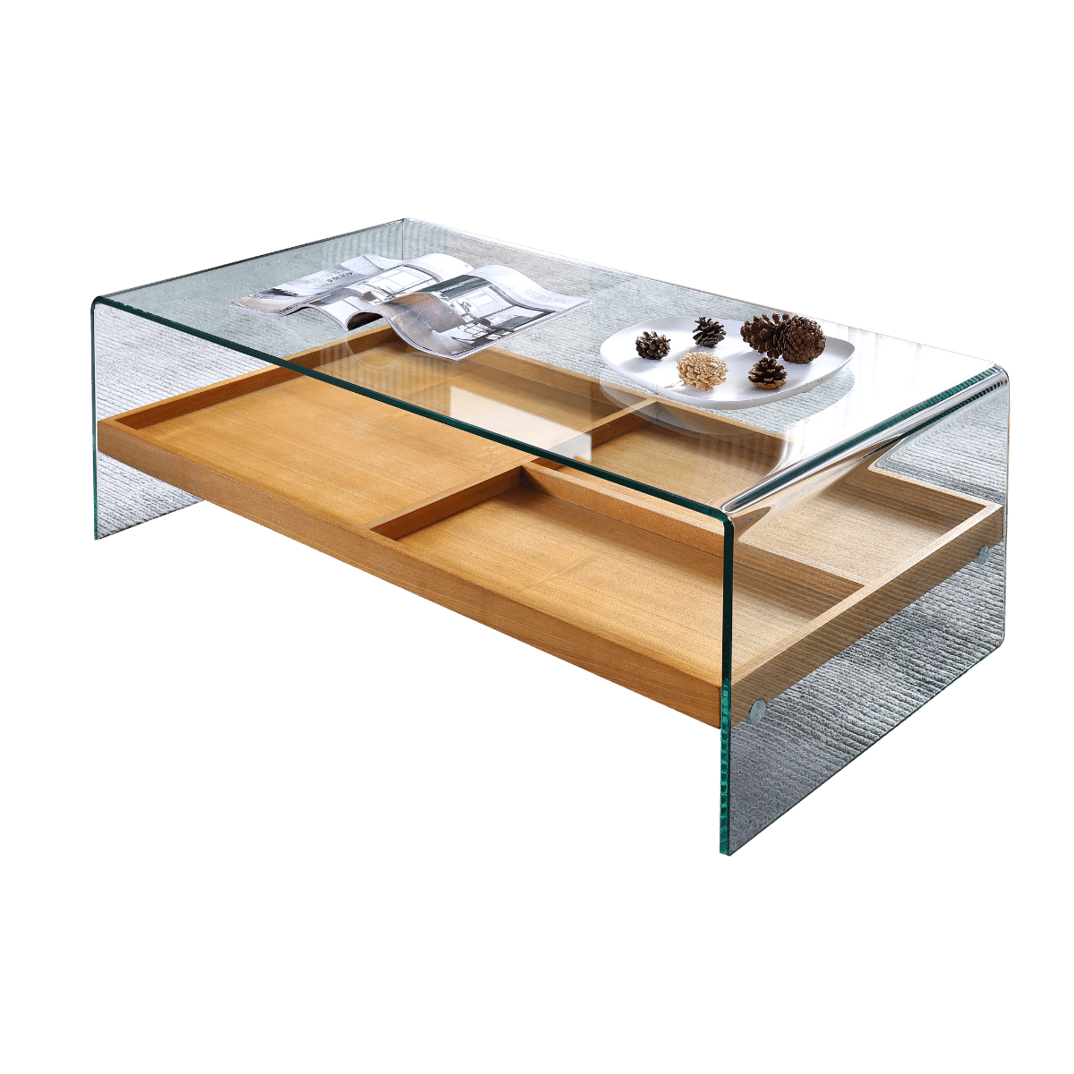 Table basse en verre